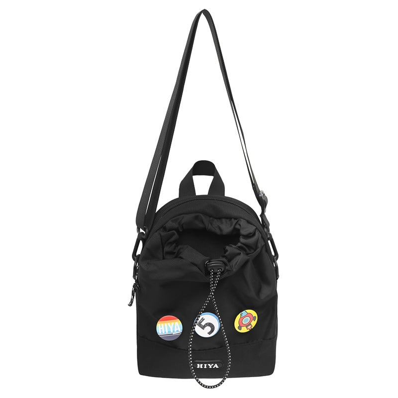 Portable Mobile Fashion Drawstring Unisex Couple Shoulder Bags