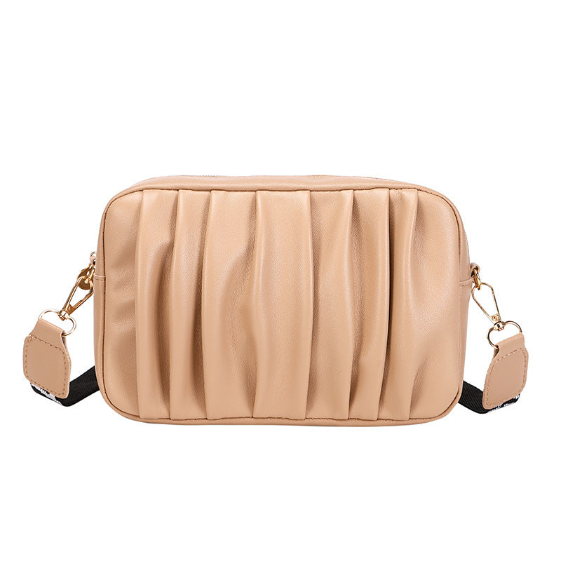 Women's Trendy Korean Packet Fashion Pleated Cross Crossbody Bags