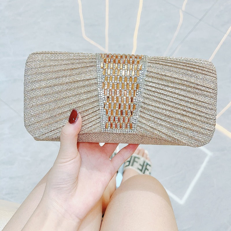 Women's Dress Dinner Clutch Rhinestone Hand Evening Bags