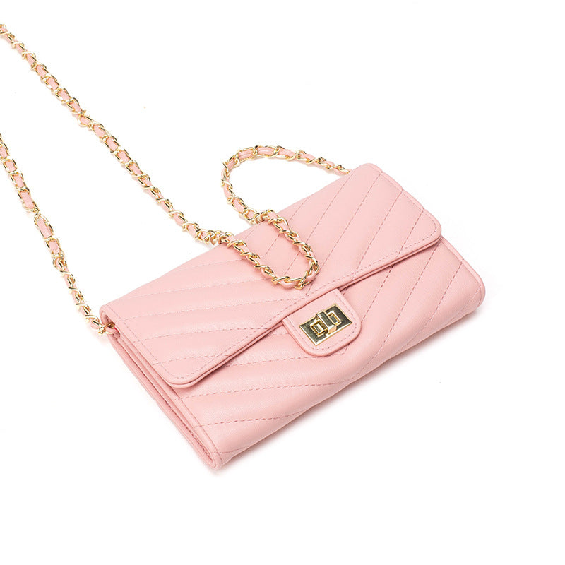 Women's High-grade Classic Style Chain Large Capacity Fashion Phone Bags