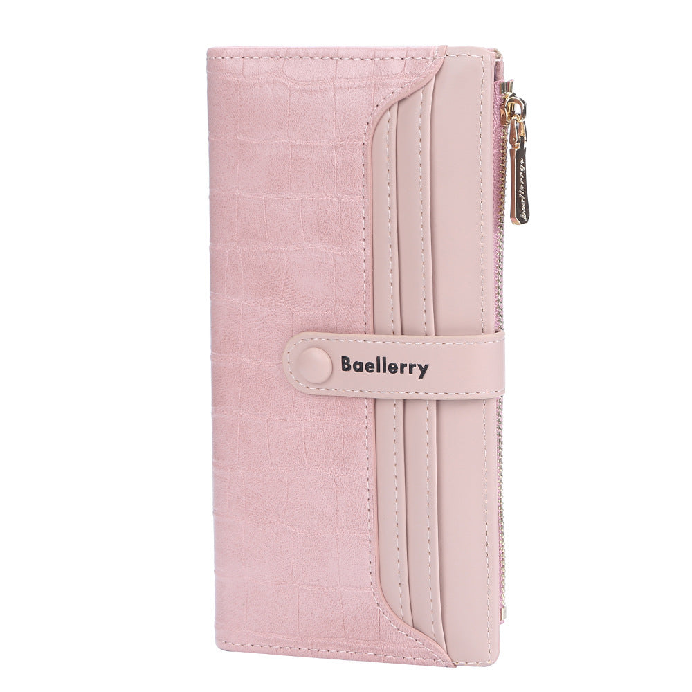 Women's Long Multiple Slots Hasp Clutch Mobile Ladies Wallets