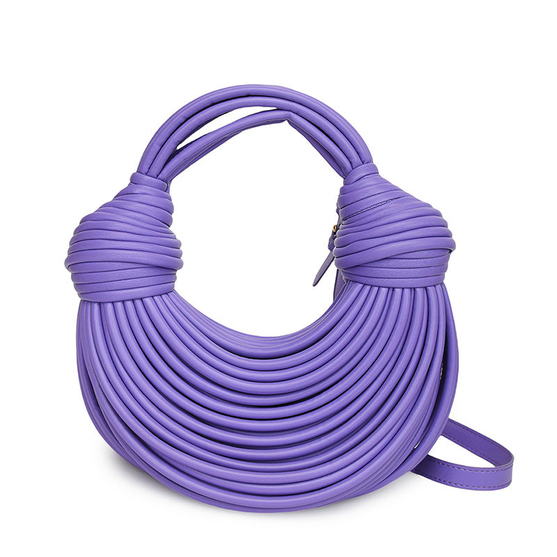 Women's Creative Noodles Niche Hand-woven Bread Underarm Arm Bags