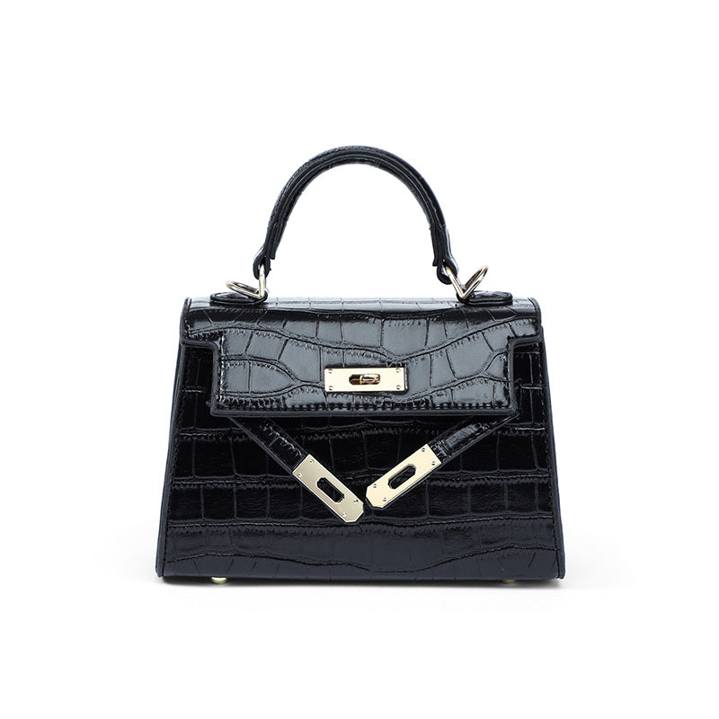 Women's Light Luxury Minority Genuine Leather Crocodile Crossbody Bags