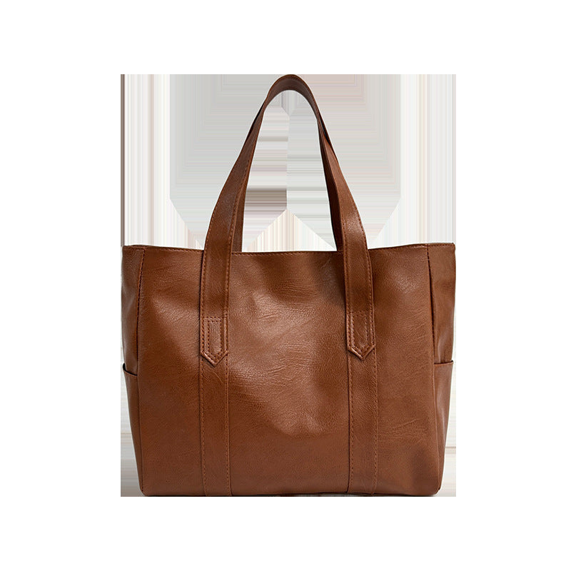 Women's Fashionable Korean Simple Large Capacity Totes Shoulder Bags