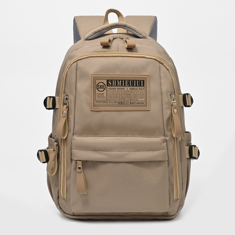 Women's & Men's & Classic Versatile Korean Style Simple Large Backpacks
