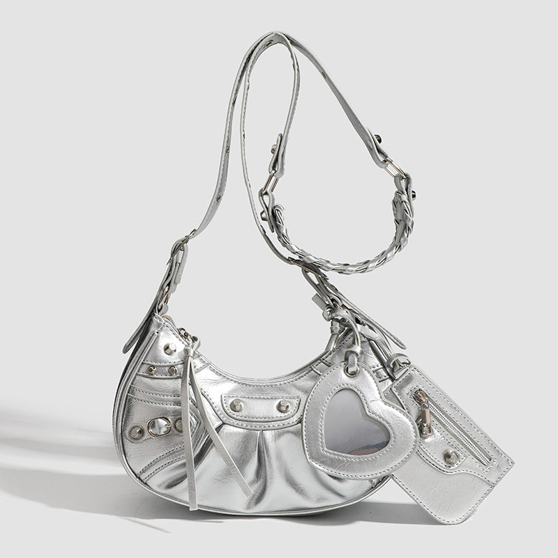 Design Rivet Hot Style Underarm Three-in-one Shoulder Bags