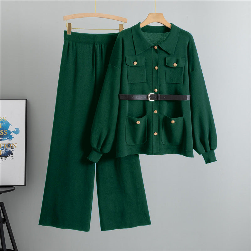 Women's Comfortable Elegant Two-piece Lapel Autumn Suits