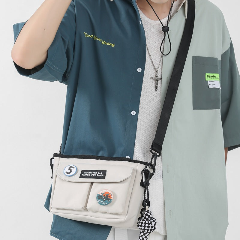 Versatile Men's Creative Slouchy Trendy Autumn Men's Shoulder Bags