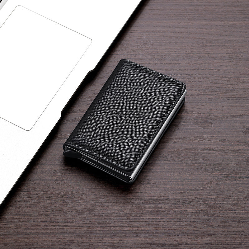 Women's & Men's & Metal Automatic Pop-up Cassette Refined Card Holder