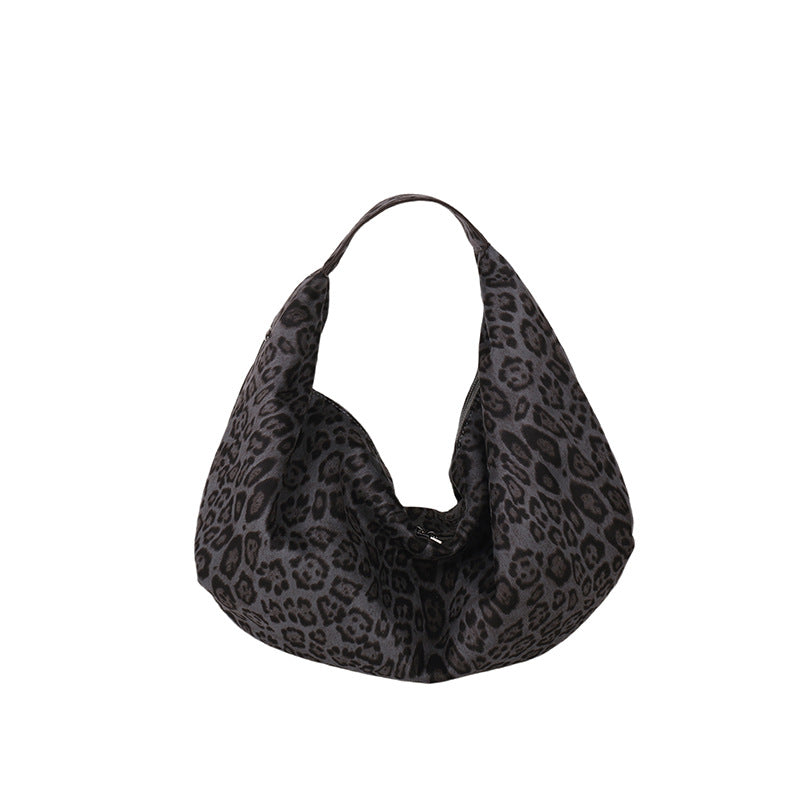 Vintage Leopard Print Design Simple Comfortable Shoulder Bags