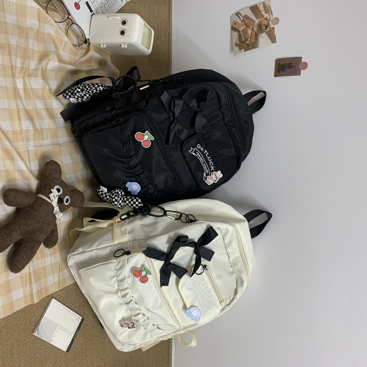 Good-looking Korean Style Early High College Backpacks