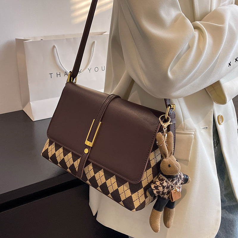 Women's Large Capacity Fashionable Niche High-grade Western Crossbody Bags