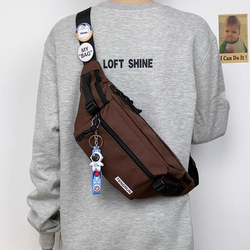 Male Female Trendy Sporty Simplicity Fashion Men's Waist Packs