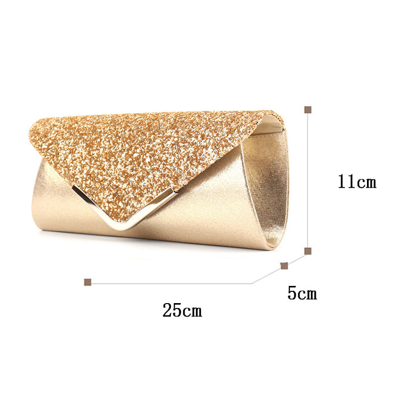 Graceful Trendy Clutch Fashionable Sequins Dinner Cosmetic Bags