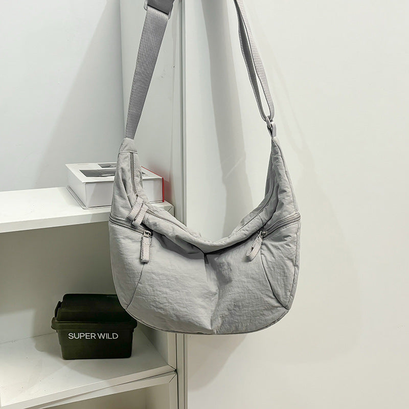 Croissant Simple Lightweight Dumpling Style Female Crossbody Bags