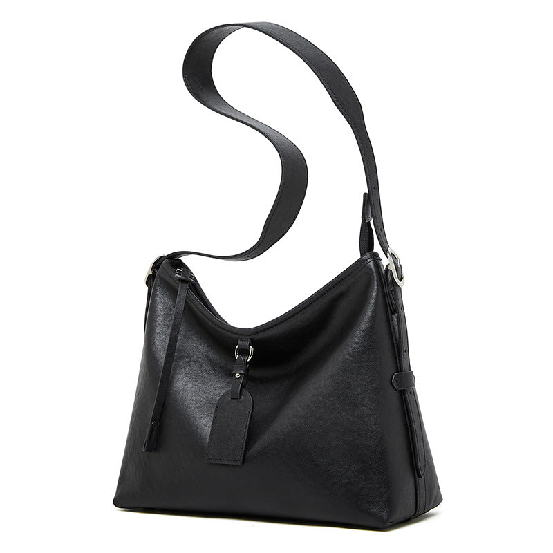 Women's Leather Idle Style First Layer Vegetable Crossbody Bags