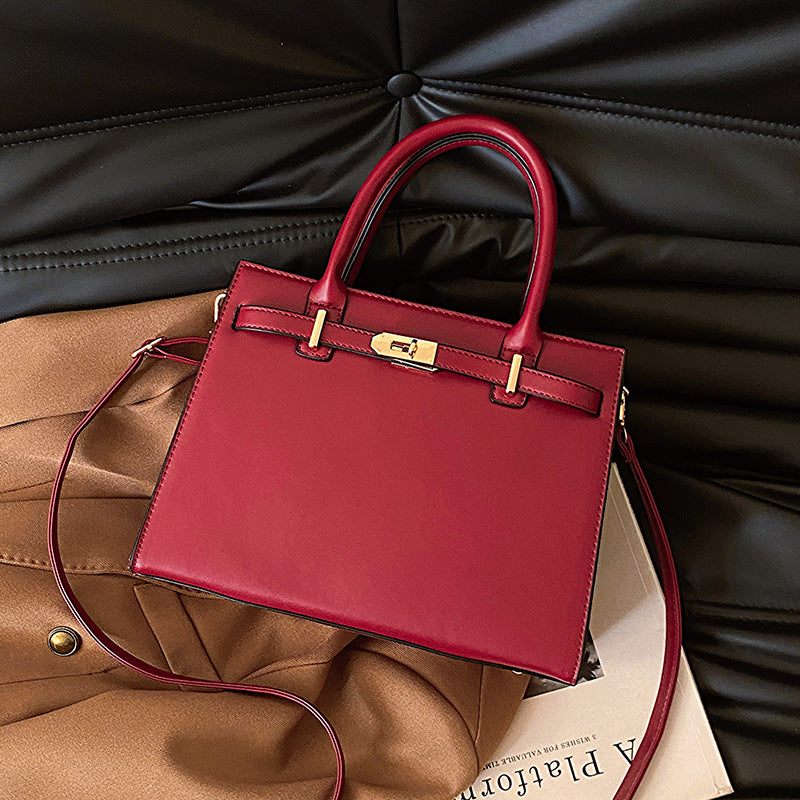 Women's High-grade Large Capacity Red Wedding Elegant Shoulder Bags