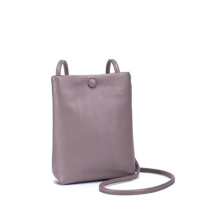 Women's Leather Mobile Mini Fashion Simple Cowhide Phone Bags
