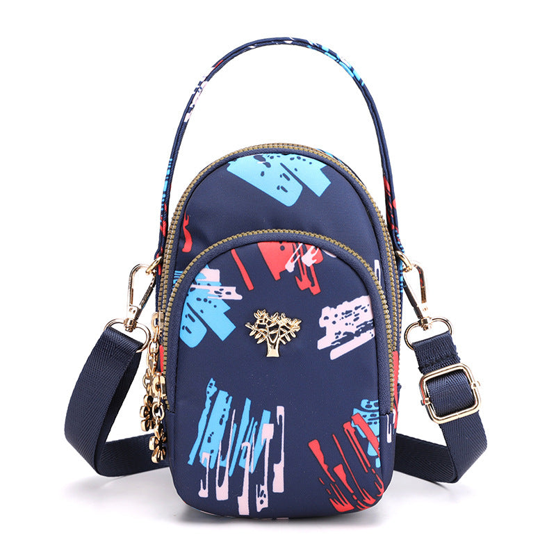 Women's Mobile Mini Canvas Clutch Portable Phone Bags
