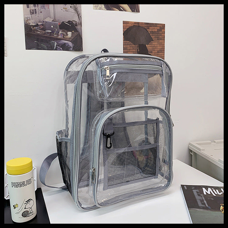 New Comfortable Glamorous Big Transparent Waterproof Backpacks