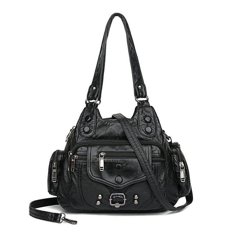 Women's Retro Fashionable Simple Washable Mom Shoulder Bags