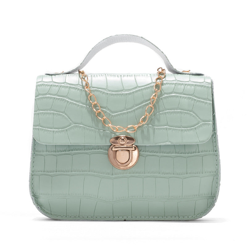 Women's Stylish Comfortable Crocodile Pattern Chain Shoulder Bags