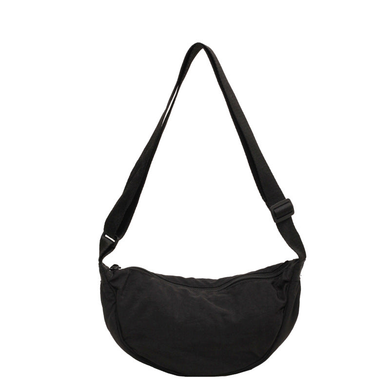 Pleated Dumpling Korean Style Solid Color Shoulder Bags