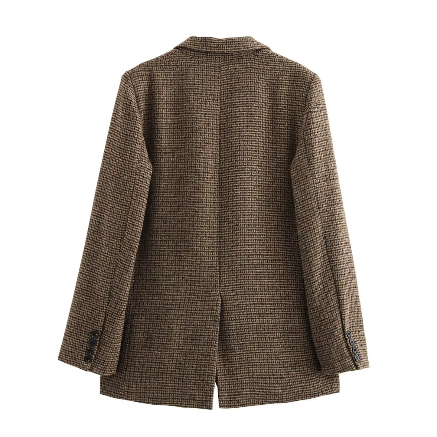 Female French Joker Temperament High Wool Blazers