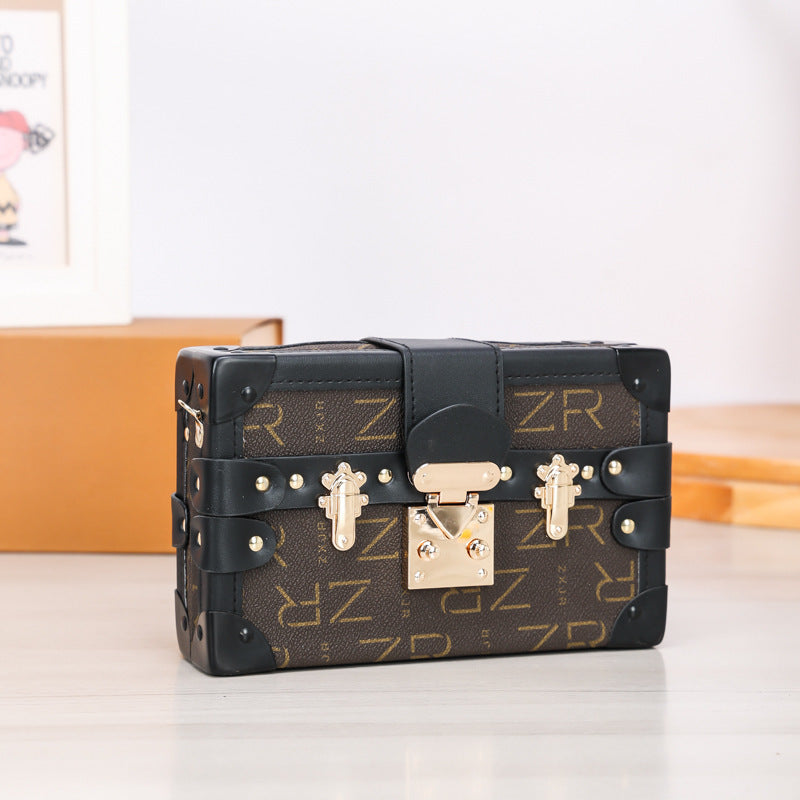 Fashion Box Trendy Retro Printed Mini Crossbody Bags