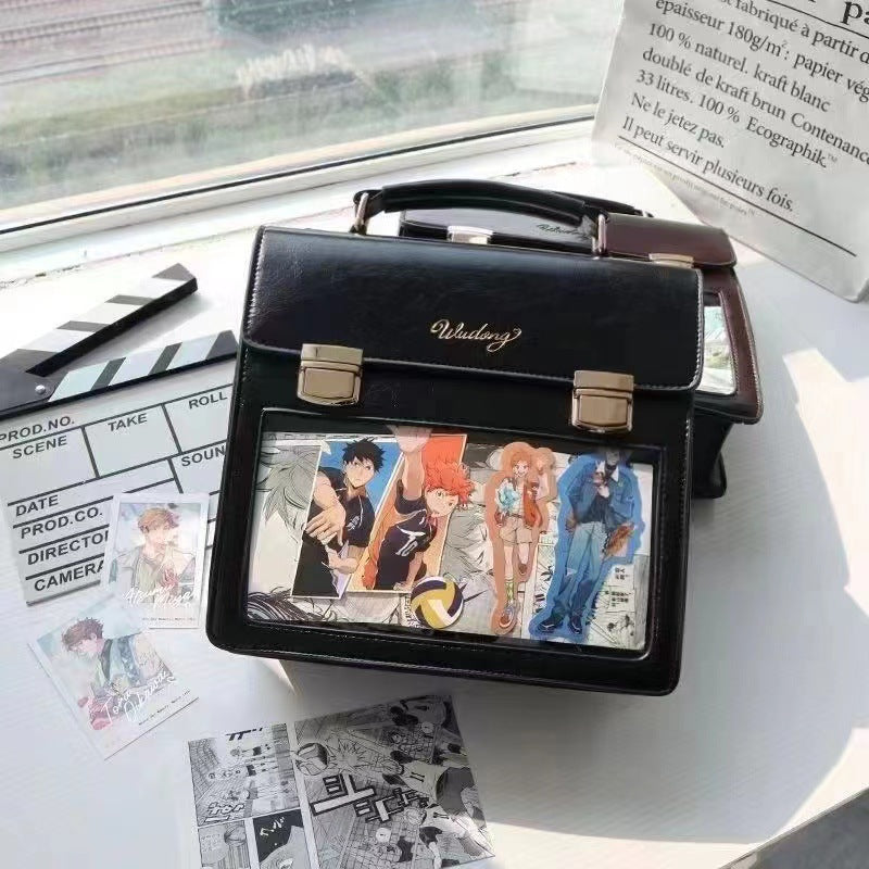 Women's Everyday Joker Preppy Style Transparent Cartoon Backpacks