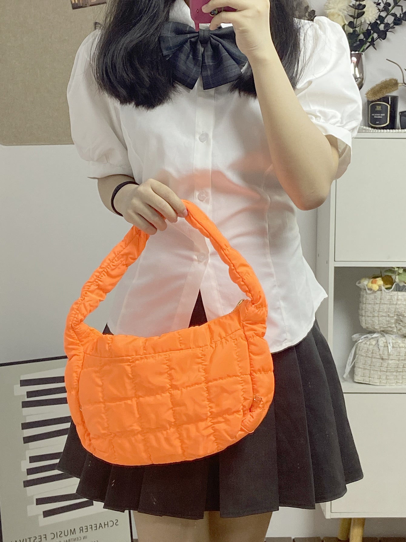 Women's Korean Pleated Cloud Versatile Large Capacity Crossbody Bags