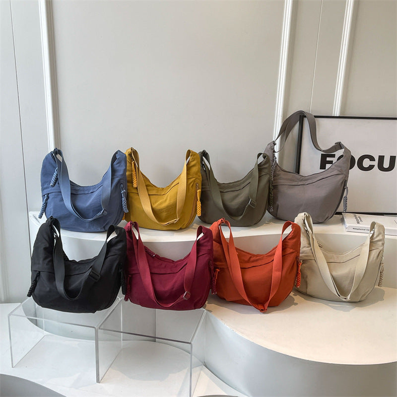 Cloth Female Class Nylon Large Capacity Crossbody Bags