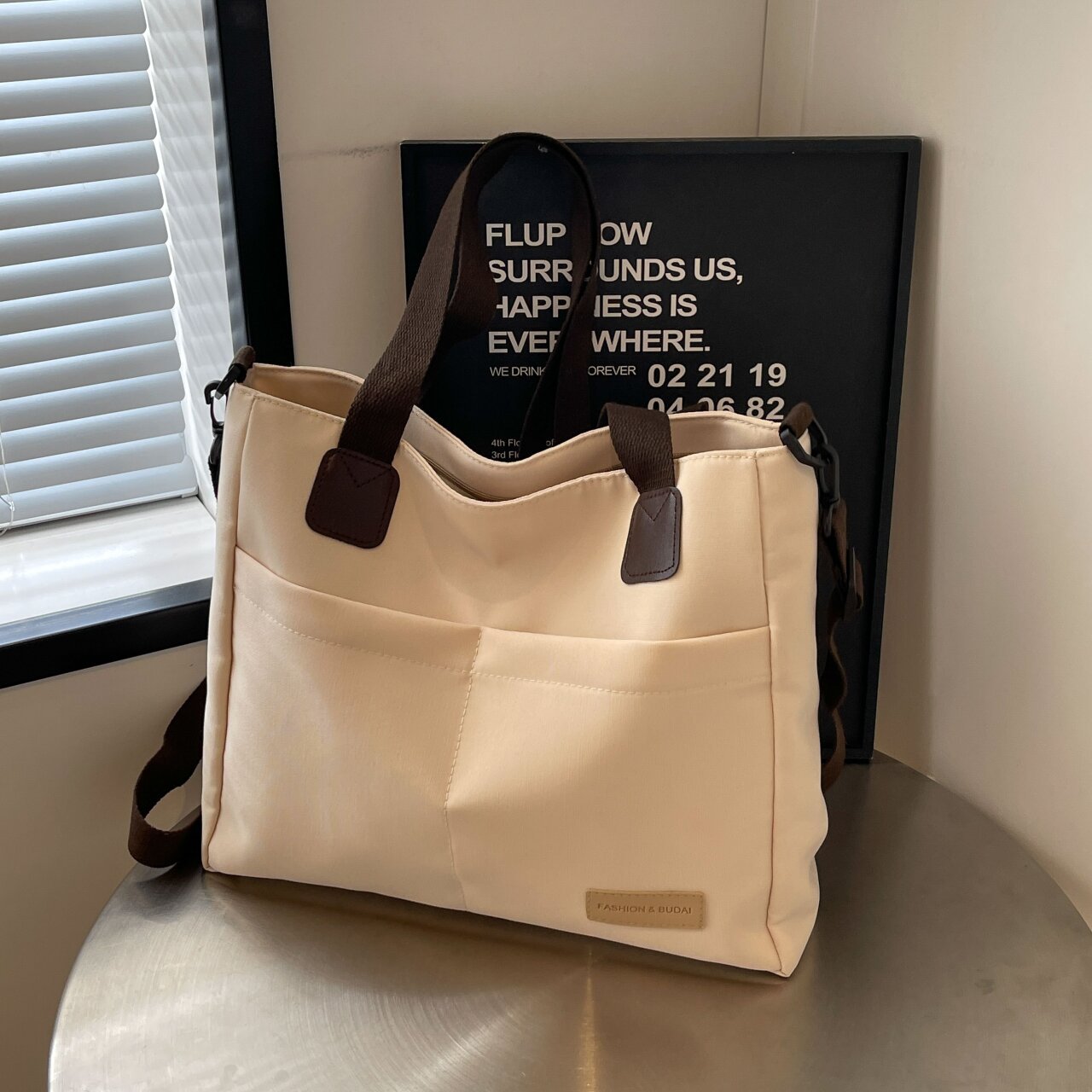 Women's Canvas Simple Portable Class Commuter Shoulder Bags