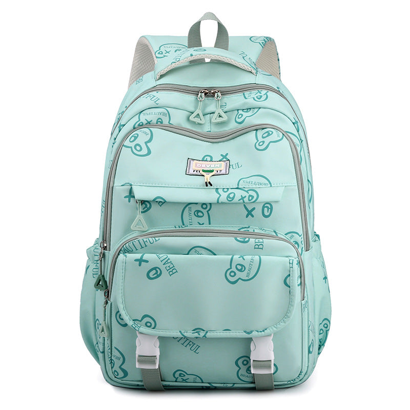 Female Cute Printing Large Capacity Leisure Backpacks