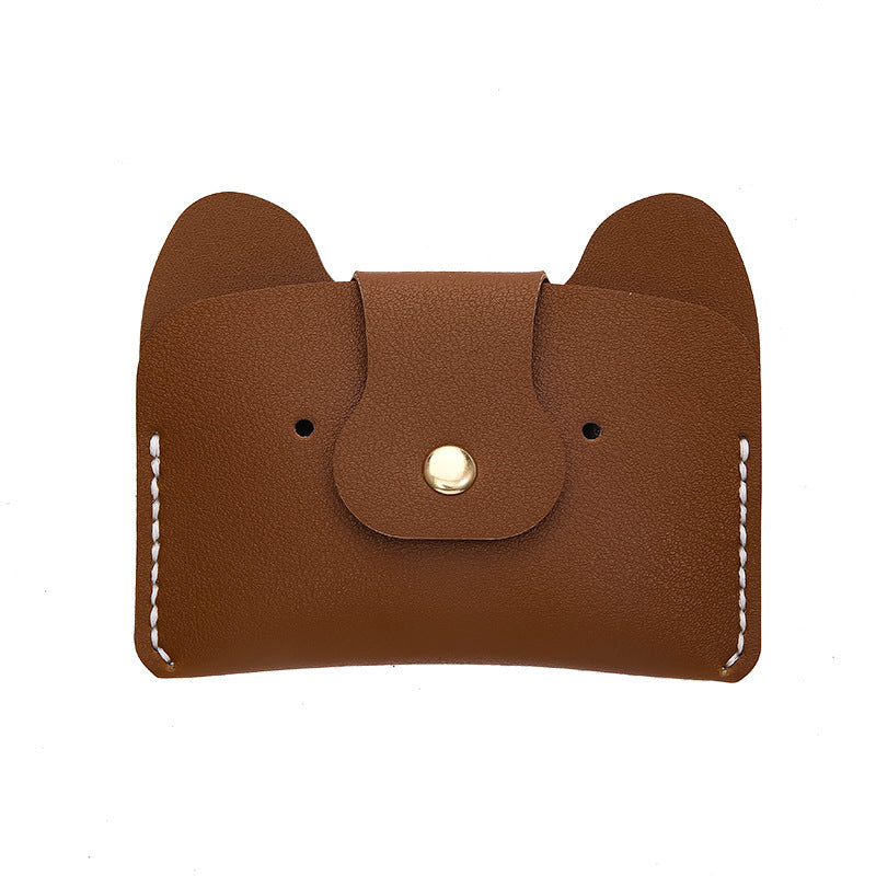 Creative Handmade Simple Compact Animal Cute Card Holder