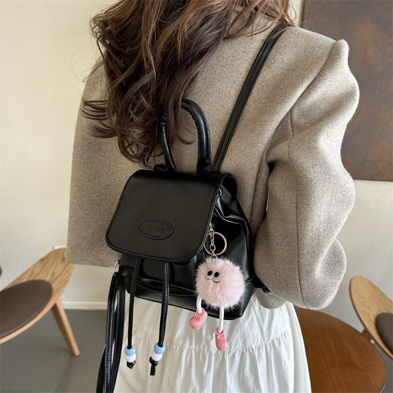 Women's Simple Large Capacity Commuter Texture Western Backpacks
