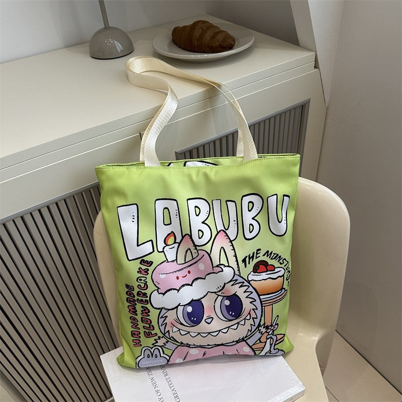 Classy Elegant Beautiful Cartoon Canvas Shopping Shoulder Bags