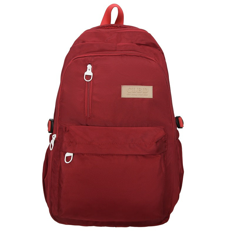 Men's High Large Capacity Simple College Decompression Backpacks