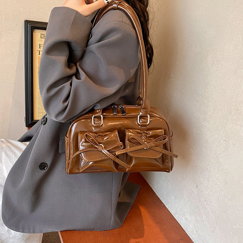 Bowknot Hot Underarm Female Summer Bowling Shoulder Bags