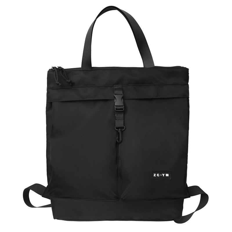 Women's & Men's & Commuter Solid Color Large Capacity Men's Shoulder Bags