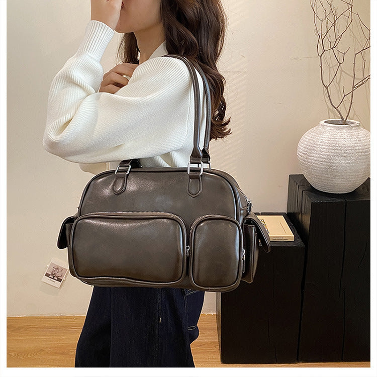 Women's French Minority Fashion Retro Trendy Underarm Tote Bags