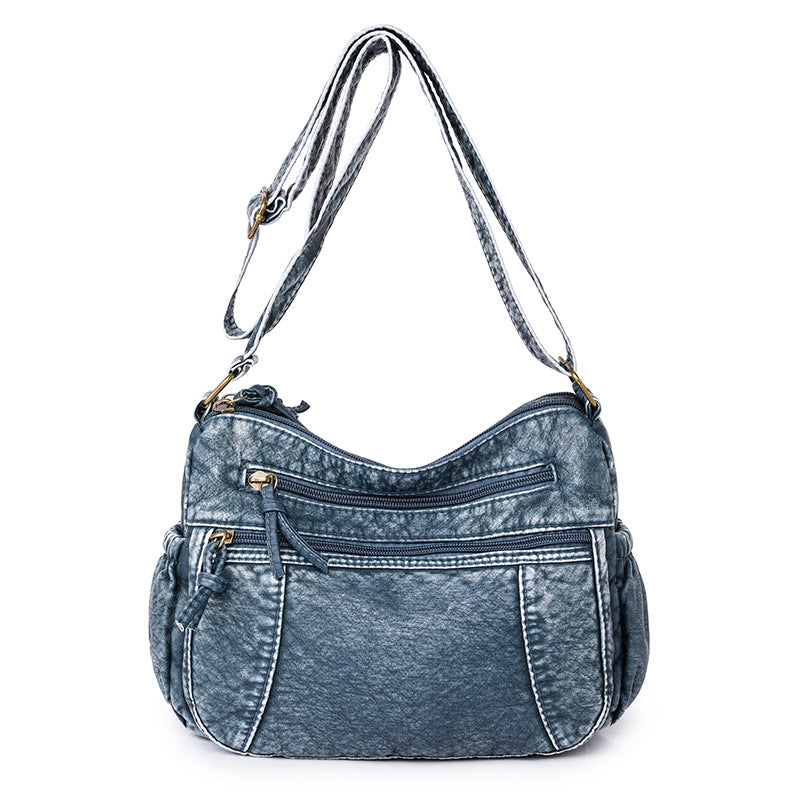Women's Leather Urban Simple Large Capacity Lady Crossbody Bags
