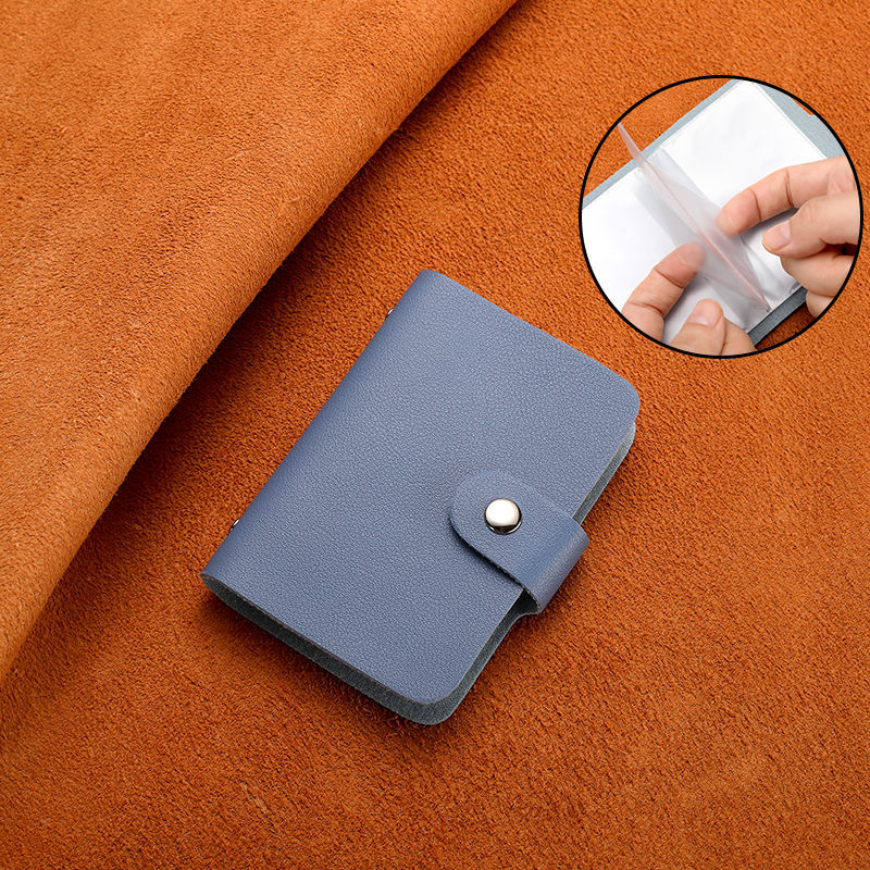 Women's & Men's & Magnetic Bank Documents Large Capacity Card Holder