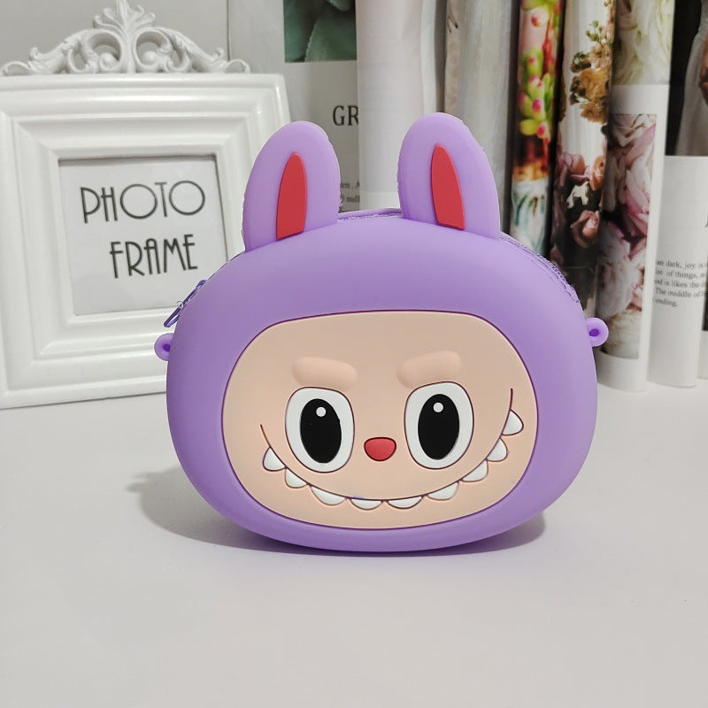 Children's Cloth Cartoon Change Clothing Silicone Go Children's Coin Purse