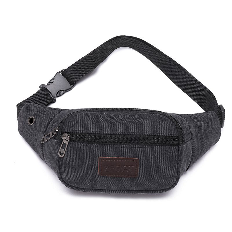 Men's Canvas Construction Site Stall Money Collection Waist Packs
