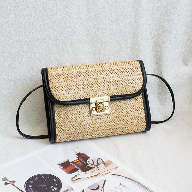 Women's Glamorous Comfortable Popular Innovative Straw Crossbody Bags