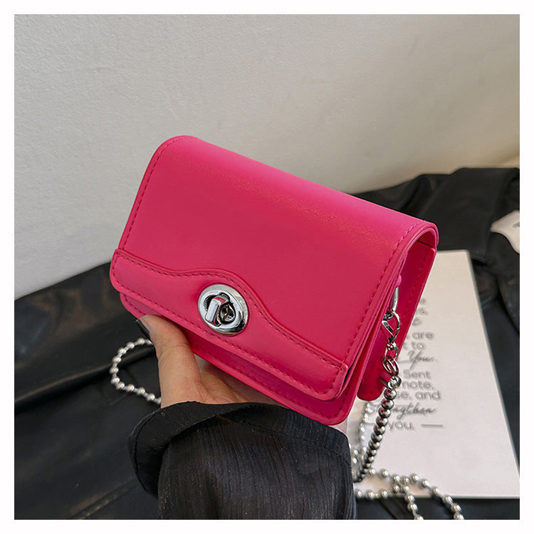 Fashion Twist Style Simple Chain Daily Crossbody Bags
