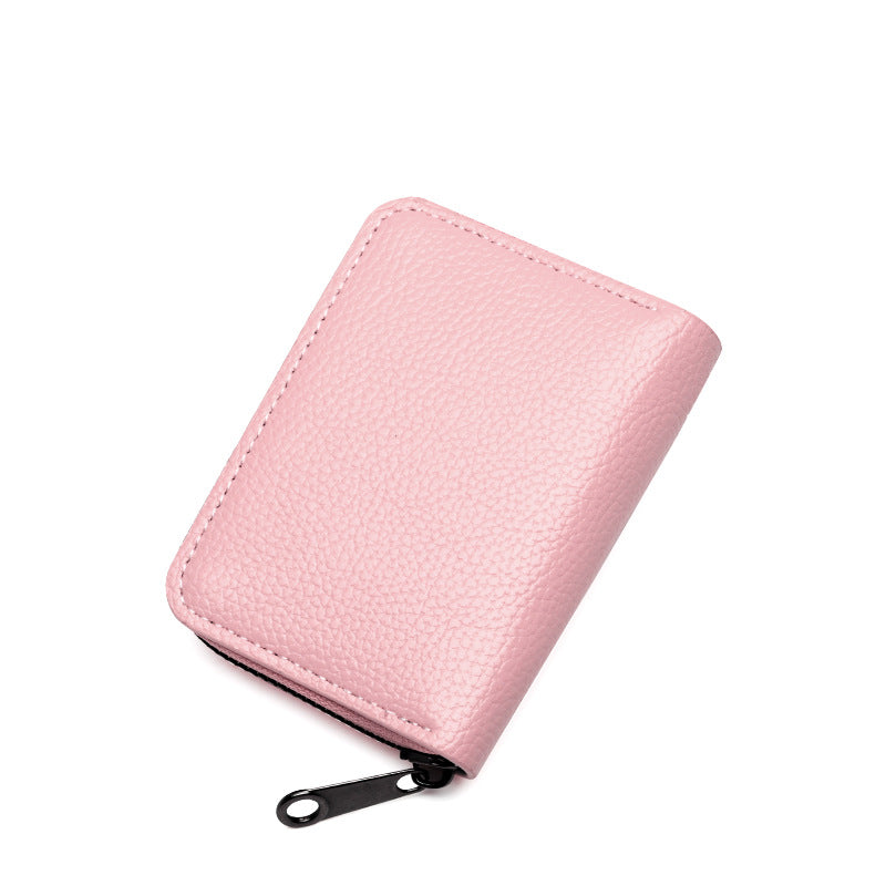 Lychee Pattern Large Capacity Multiple Slots Card Holder