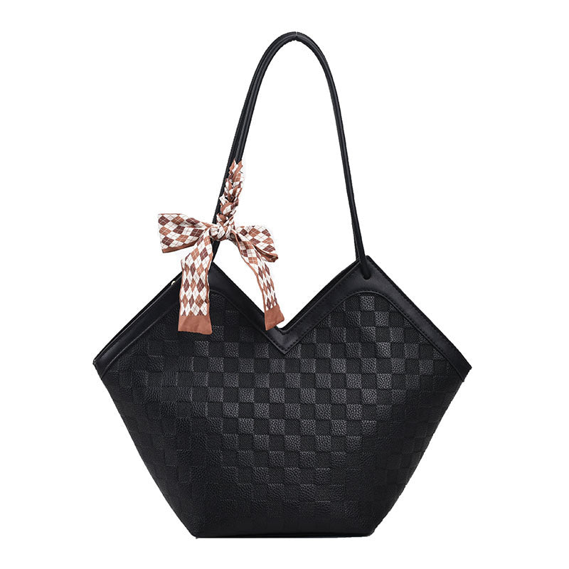 Women's High-grade Large Capacity Fashion Commuter Retro Tote Bags