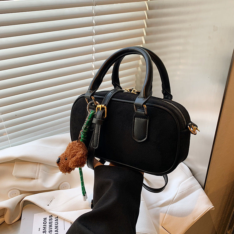 Women's Retro Portable Bowling Fashion Korean Style Bags